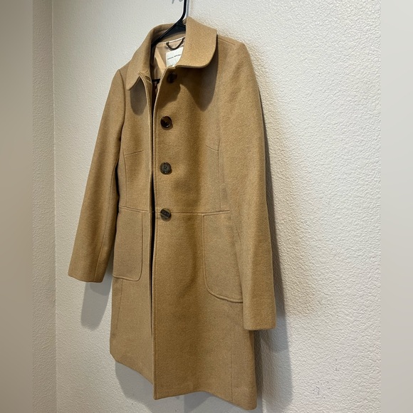 Banana Republic Wool Camel Coat, M - Picture 2 of 8